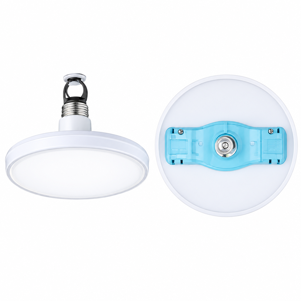 Energy Saving E27 LED Garage Ceiling Light with 3 Modes